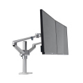 Оптовая складная высота регулируемая алюминиевая сплава ABS Desk Sway Dual Monitor